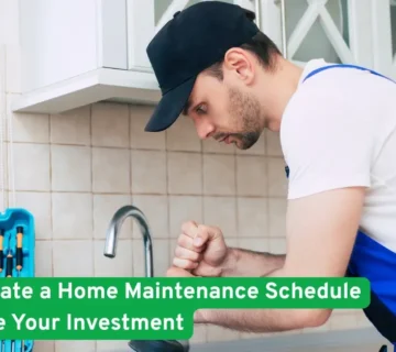 Professional handyman fixing kitchen sink with tools, CT House Builders home maintenance schedule tips to protect investment