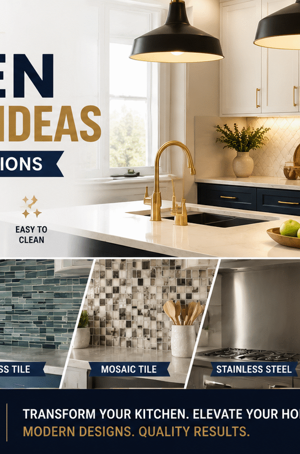 Best Kitchen Backsplash Ideas for Modern Renovations