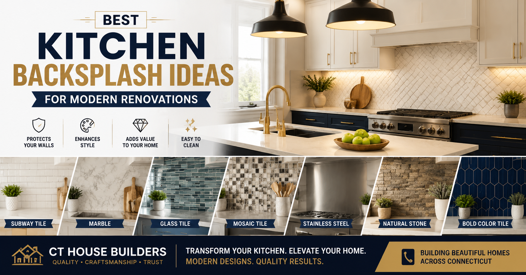 Best Kitchen Backsplash Ideas for Modern Renovations
