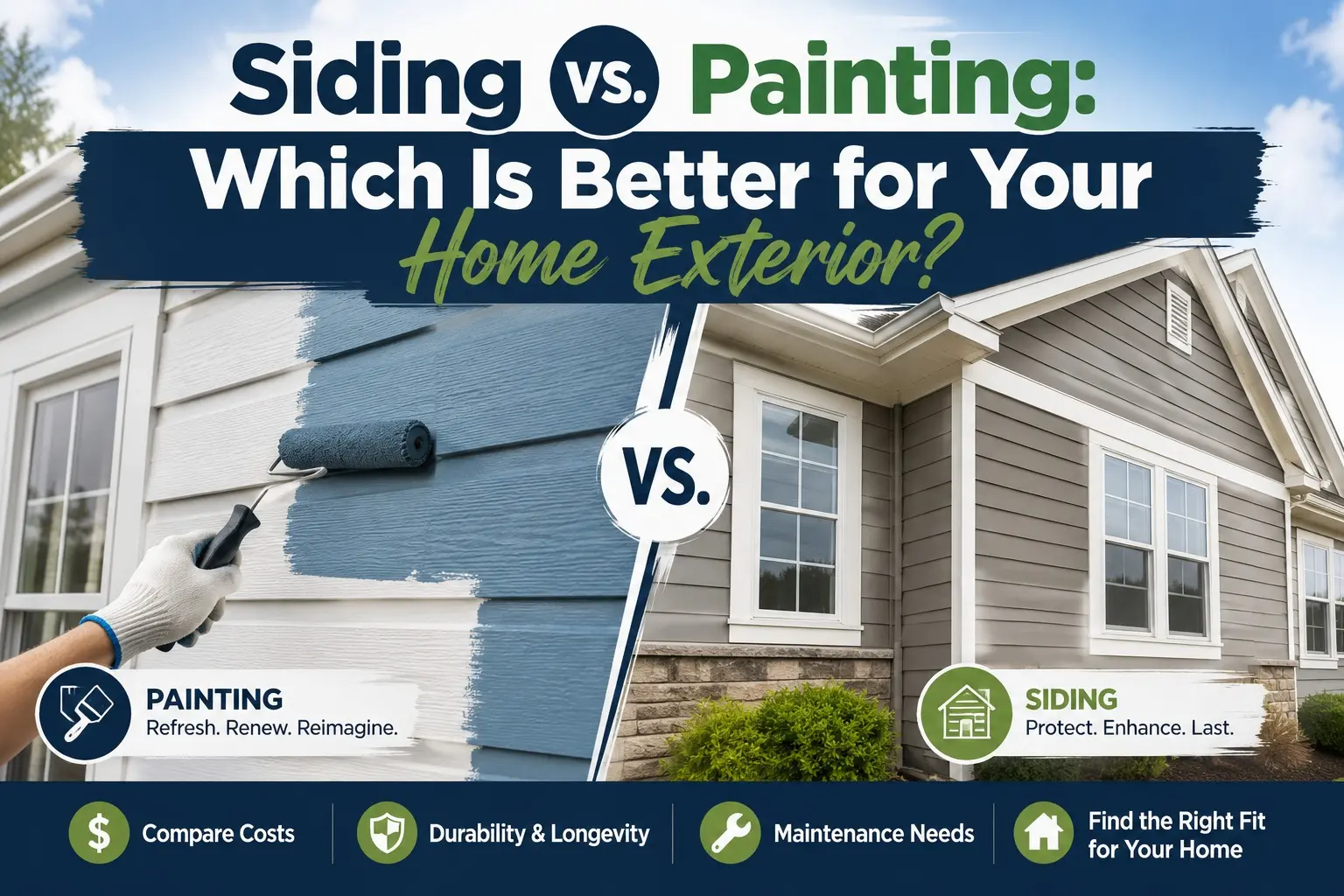 siding vs painting